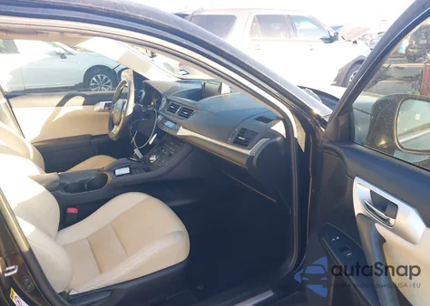 2012 Lexus Ct 200H Premium из США, поврежденный, VIN JTHKD5BH8C2085111